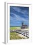 USA, Massachusetts, Cape Cod, Provincetown, Race Point Beach, Old Harbor Life-Saving Station-Walter Bibikow-Framed Photographic Print