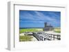 USA, Massachusetts, Cape Cod, Provincetown, Race Point Beach, Old Harbor Life-Saving Station-Walter Bibikow-Framed Premium Photographic Print