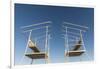 USA, Massachusetts, Duxbury. Duxbury Beach, lifeguard towers-Walter Bibikow-Framed Photographic Print