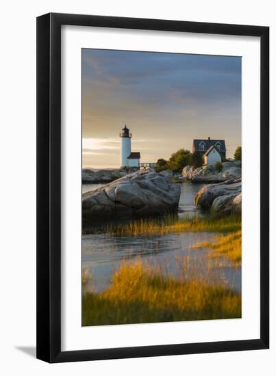 USA, Massachusetts, Gloucester, Annisquam, Annisquam Lighhouse-Walter Bibikow-Framed Photographic Print