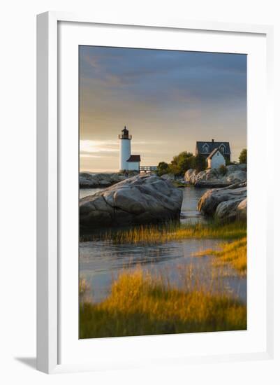 USA, Massachusetts, Gloucester, Annisquam, Annisquam Lighhouse-Walter Bibikow-Framed Photographic Print