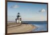 USA, Massachusetts, Nantucket Island. Nantucket Town, Brant Point Lighthouse-Walter Bibikow-Framed Photographic Print