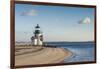 USA, Massachusetts, Nantucket Island. Nantucket Town, Brant Point Lighthouse-Walter Bibikow-Framed Photographic Print