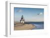 USA, Massachusetts, Nantucket Island. Nantucket Town, Brant Point Lighthouse-Walter Bibikow-Framed Photographic Print