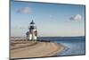 USA, Massachusetts, Nantucket Island. Nantucket Town, Brant Point Lighthouse-Walter Bibikow-Mounted Photographic Print
