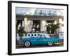 USA, Miami Beach, South Beach, Ocean Drive, Avalon Hotel and 1957 Thunderbird Car-Walter Bibikow-Framed Photographic Print