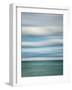 USA, Michigan, Mackinac Island. Abstract blur of Lake Huron from Mission Point-Ann Collins-Framed Photographic Print
