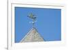 USA, Michigan, Mackinac Island. 'When Pigs Fly' rooftop weathervane.-Cindy Miller Hopkins-Framed Photographic Print