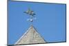 USA, Michigan, Mackinac Island. 'When Pigs Fly' rooftop weathervane.-Cindy Miller Hopkins-Mounted Photographic Print