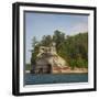 USA, Michigan. Miner's Castle rock formation on lake Superior.-Anna Miller-Framed Photographic Print