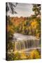 USA, Michigan, Paradise, Tahquamenon Falls State Park, Upper Falls-Frank Zurey-Stretched Canvas