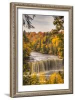 USA, Michigan, Paradise, Tahquamenon Falls State Park, Upper Falls-Frank Zurey-Framed Photographic Print