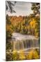 USA, Michigan, Paradise, Tahquamenon Falls State Park, Upper Falls-Frank Zurey-Mounted Photographic Print