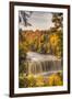 USA, Michigan, Paradise, Tahquamenon Falls State Park, Upper Falls-Frank Zurey-Framed Photographic Print