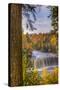 USA, Michigan, Paradise, Tahquamenon Falls State Park, Upper Falls-Frank Zurey-Stretched Canvas