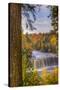 USA, Michigan, Paradise, Tahquamenon Falls State Park, Upper Falls-Frank Zurey-Stretched Canvas