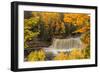 USA, Michigan, Paradise, Tahquamenon Falls State Park, Upper Falls-Frank Zurey-Framed Photographic Print