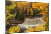 USA, Michigan, Paradise, Tahquamenon Falls State Park, Upper Falls-Frank Zurey-Mounted Photographic Print