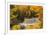 USA, Michigan, Paradise, Tahquamenon Falls State Park, Upper Falls-Frank Zurey-Framed Photographic Print