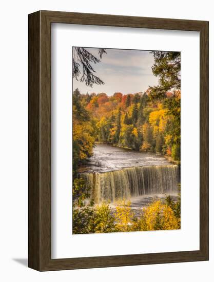 USA, Michigan, Paradise, Tahquamenon Falls State Park, Upper Falls-Frank Zurey-Framed Photographic Print