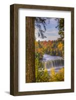 USA, Michigan, Paradise, Tahquamenon Falls State Park, Upper Falls-Frank Zurey-Framed Photographic Print