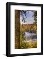 USA, Michigan, Paradise, Tahquamenon Falls State Park, Upper Falls-Frank Zurey-Framed Photographic Print