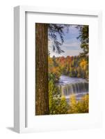 USA, Michigan, Paradise, Tahquamenon Falls State Park, Upper Falls-Frank Zurey-Framed Photographic Print