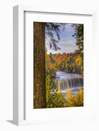 USA, Michigan, Paradise, Tahquamenon Falls State Park, Upper Falls-Frank Zurey-Framed Photographic Print