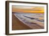 USA, Michigan, Paradise, Whitefish Bay Beach with Waves at Sunrise-Frank Zurey-Framed Photographic Print