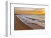 USA, Michigan, Paradise, Whitefish Bay Beach with Waves at Sunrise-Frank Zurey-Framed Photographic Print