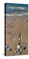 USA, Michigan. Pebbles on a beach along Lake Superior.-Anna Miller-Stretched Canvas