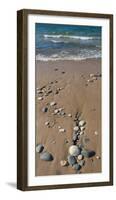 USA, Michigan. Pebbles on a beach along Lake Superior.-Anna Miller-Framed Photographic Print