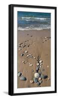 USA, Michigan. Pebbles on a beach along Lake Superior.-Anna Miller-Framed Photographic Print