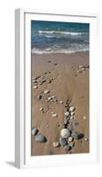 USA, Michigan. Pebbles on a beach along Lake Superior.-Anna Miller-Framed Photographic Print