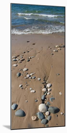 USA, Michigan. Pebbles on a beach along Lake Superior.-Anna Miller-Mounted Photographic Print