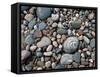 USA, Michigan. Polished pebbles on the shore of Lake Superior.-Anna Miller-Framed Stretched Canvas