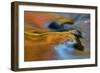 USA, Michigan, Upper Peninsula. Bond Falls Reflections in Fall-Jaynes Gallery-Framed Photographic Print