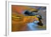 USA, Michigan, Upper Peninsula. Bond Falls Reflections in Fall-Jaynes Gallery-Framed Photographic Print