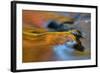 USA, Michigan, Upper Peninsula. Bond Falls Reflections in Fall-Jaynes Gallery-Framed Photographic Print