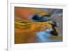 USA, Michigan, Upper Peninsula. Bond Falls Reflections in Fall-Jaynes Gallery-Framed Photographic Print