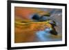 USA, Michigan, Upper Peninsula. Bond Falls Reflections in Fall-Jaynes Gallery-Framed Photographic Print