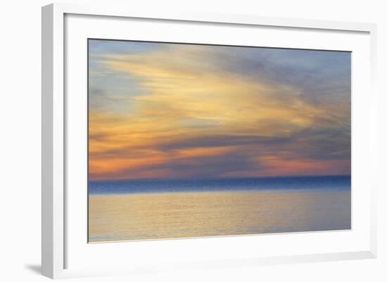 USA, Michigan, Upper Peninsula. Lake Superior Sunset-Jaynes Gallery-Framed Photographic Print