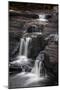 USA, Michigan, Upper Peninsula. Waterfalls in the Presque Isle River-Don Grall-Mounted Photographic Print