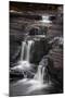 USA, Michigan, Upper Peninsula. Waterfalls in the Presque Isle River-Don Grall-Mounted Photographic Print