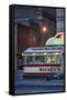 Usa,Midwest, Minnesota, St.Paul, Mickey's Diner-Christian Heeb-Framed Stretched Canvas