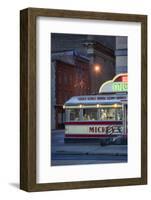 Usa,Midwest, Minnesota, St.Paul, Mickey's Diner-Christian Heeb-Framed Photographic Print