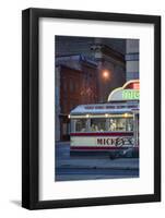 Usa,Midwest, Minnesota, St.Paul, Mickey's Diner-Christian Heeb-Framed Photographic Print