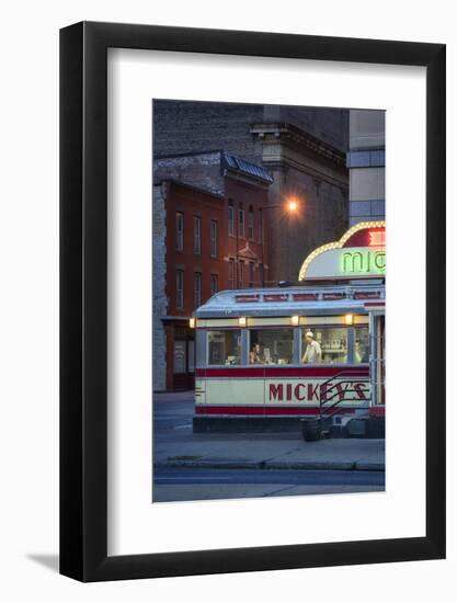 Usa,Midwest, Minnesota, St.Paul, Mickey's Diner-Christian Heeb-Framed Photographic Print