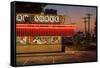 Usa, Midwest, Missouri, Route 66, Springfield, Steak 'N Shake Restaurant-Christian Heeb-Framed Stretched Canvas