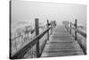 USA, Minnesota, Duluth, Park Point, Boardwalk over Dunes-Peter Hawkins-Stretched Canvas